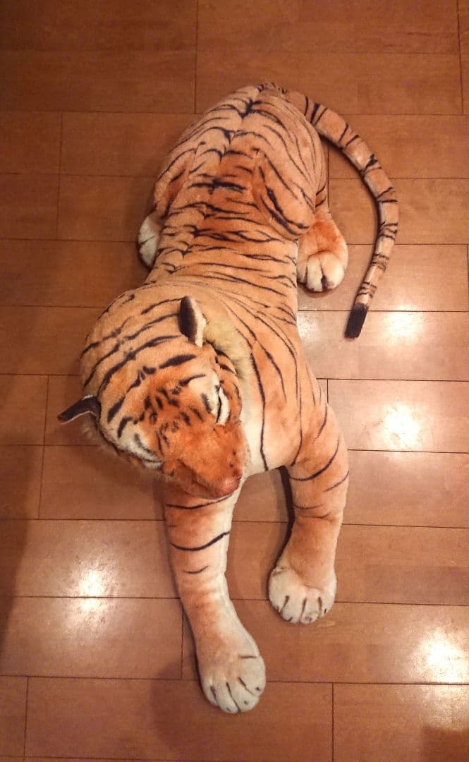 激レア 約191cm 超特大サイズ リアル トラのぬいぐるみ