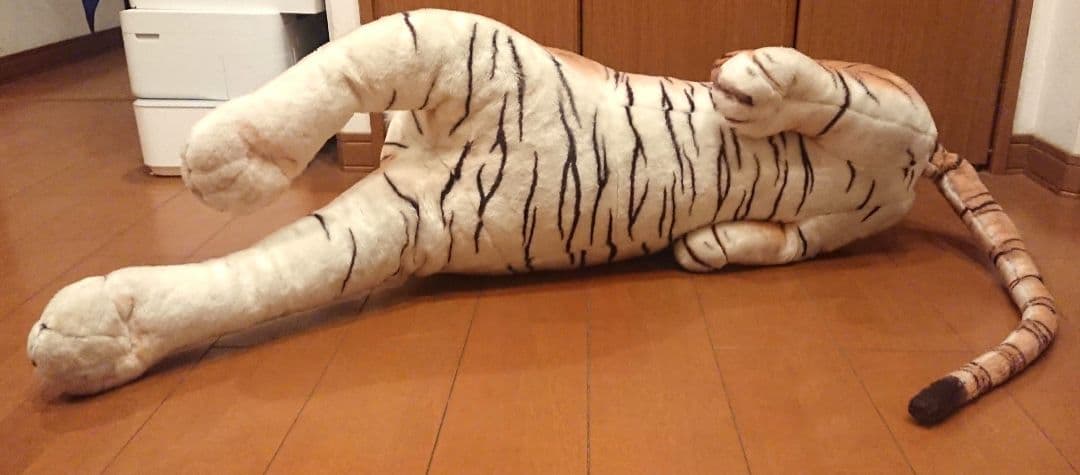 激レア 約191cm 超特大サイズ リアル トラのぬいぐるみ