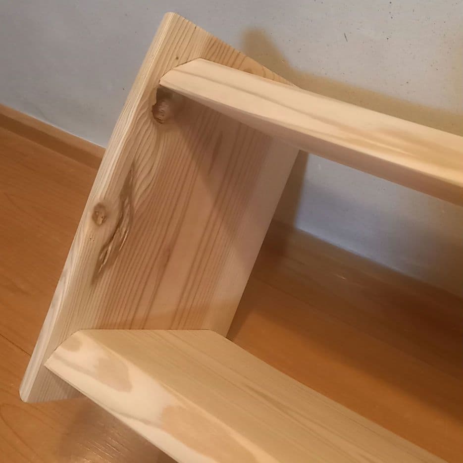 一点物　国産杉　上下反転ツーウェイラック