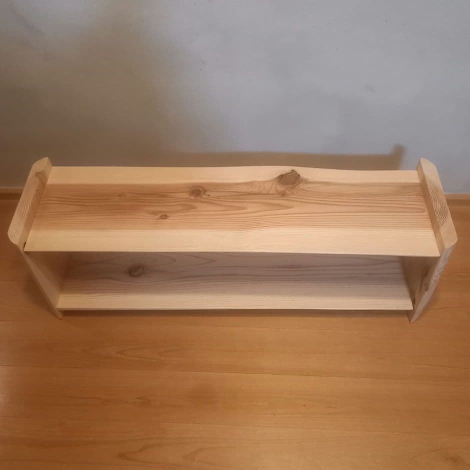 一点物　国産杉　上下反転ツーウェイラック