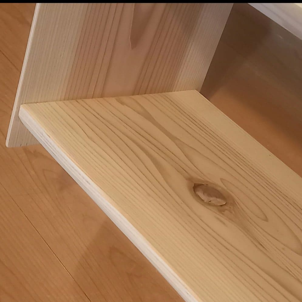 一点物　国産杉　上下反転ツーウェイラック