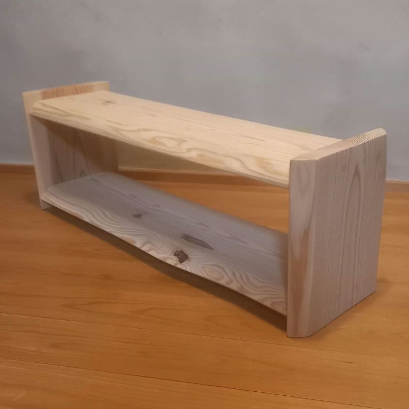 一点物　国産杉　上下反転ツーウェイラック