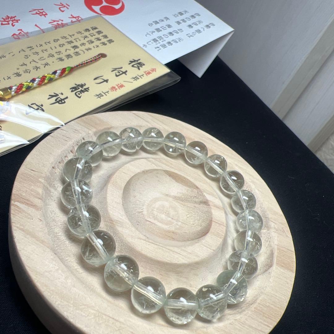 金運・仕事運の向上⭐︎グリーンアイリスクォーツ　龍神守りつき