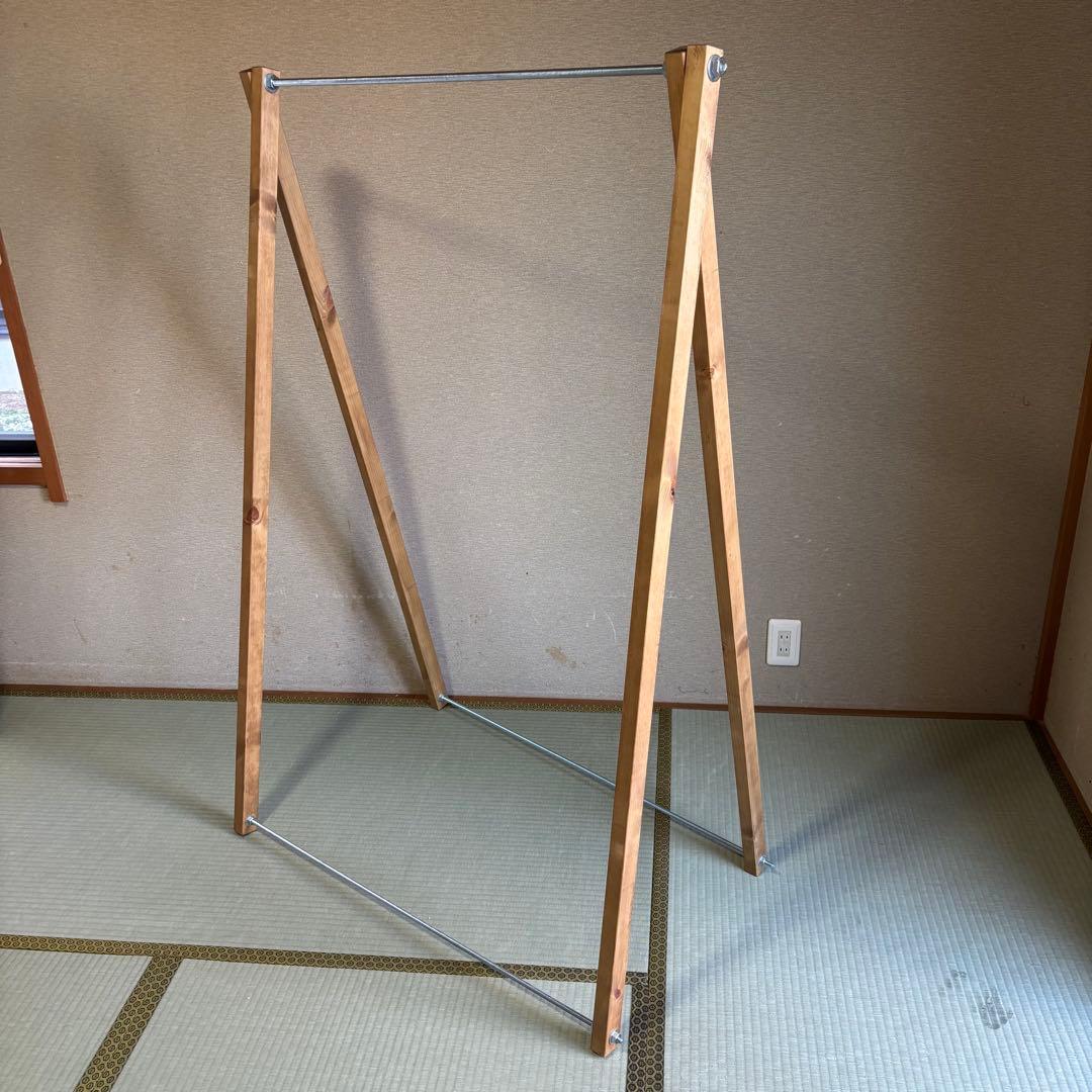 ハンドメイド　ハンガーラック　オーダー受け付けます。