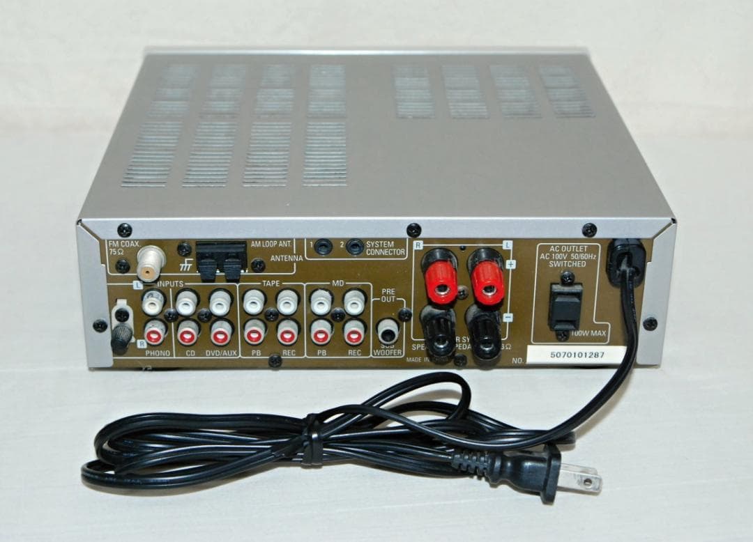 デノン DRA-F101 AM-FM ステレオレシーバー チューナー内蔵アンプ
