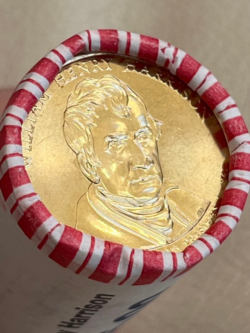⑨【ゴールデンダラー】新品未開封 第九代ウィリアム•ヘンリー•ハリソン大統領