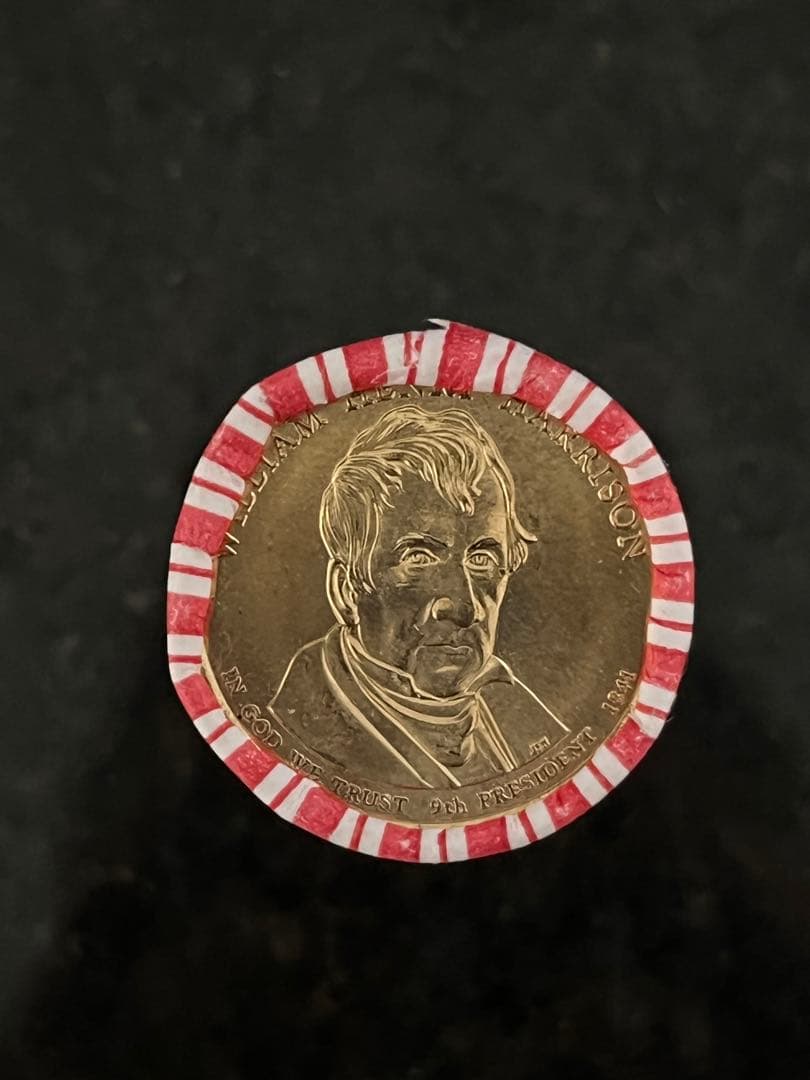 ⑨【ゴールデンダラー】新品未開封 第九代ウィリアム•ヘンリー•ハリソン大統領
