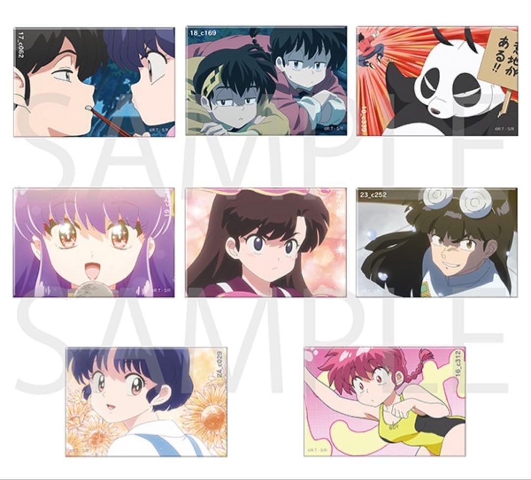 らんま1/2 スクエア缶バッジ コンプリート　アニメジャパン