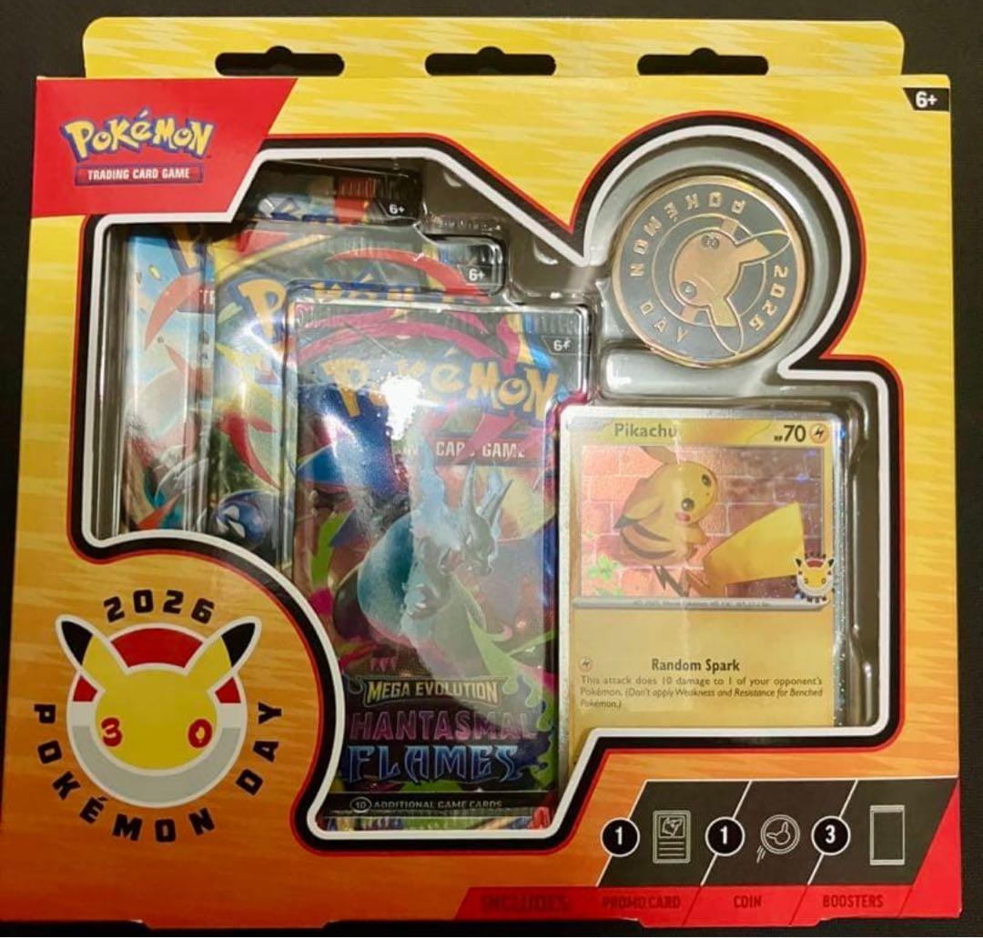 海外限定・未開封　Pokemon Day 30周年　ピカチュウプロモ　英語版