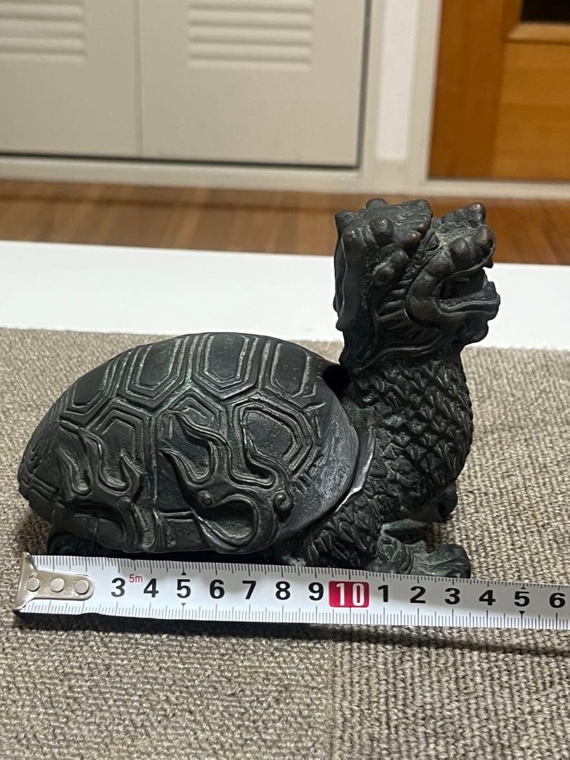 中国美術 骨董 古青銅 神獣 四獣 玄武 霊亀 神亀 福亀 長寿 縁起物