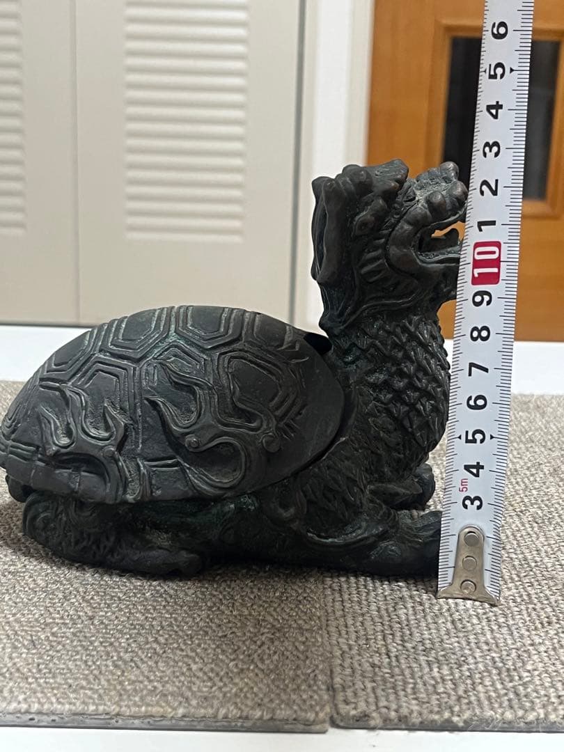 中国美術 骨董 古青銅 神獣 四獣 玄武 霊亀 神亀 福亀 長寿 縁起物