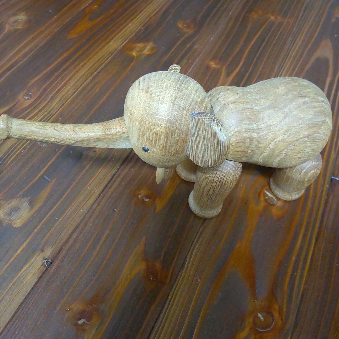 【希少】Kai Bojesen　エレファント　置物 デンマーク　W16.5