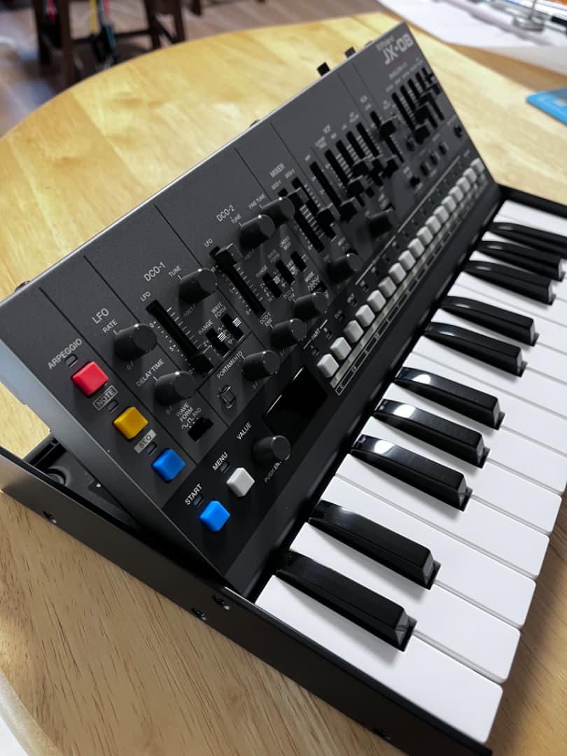 ROLAND JX-08+K-25M アナログ・デジタル・シンセサイザー・DAW