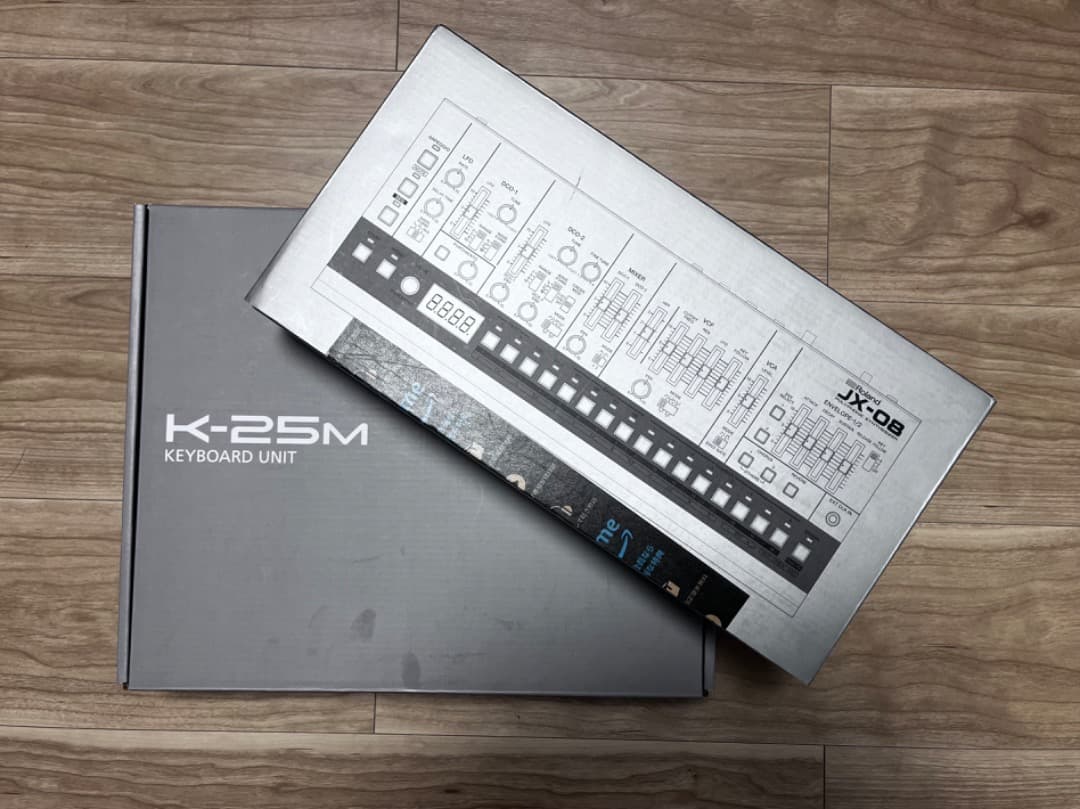 ROLAND JX-08+K-25M アナログ・デジタル・シンセサイザー・DAW