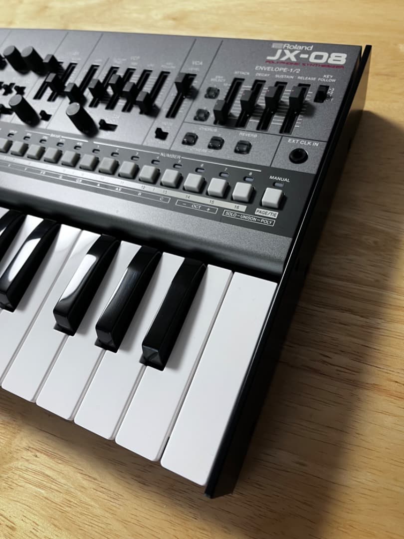 ROLAND JX-08+K-25M アナログ・デジタル・シンセサイザー・DAW