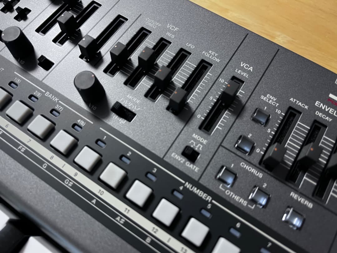 ROLAND JX-08+K-25M アナログ・デジタル・シンセサイザー・DAW