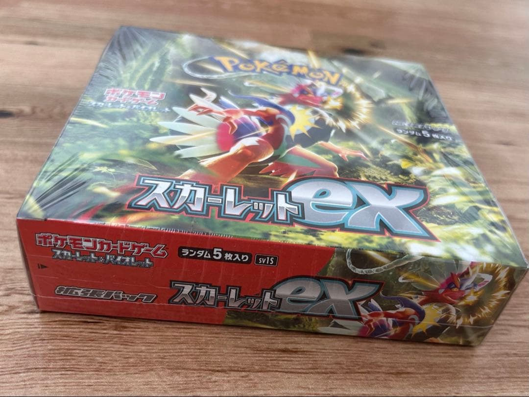 【未開封】ポケモンカードゲーム スカーレットex箱