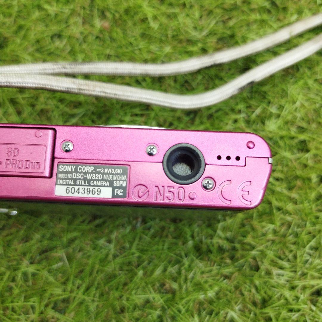 SONY Cyber-shot ピンク 14.1メガピクセル　DSC-W320