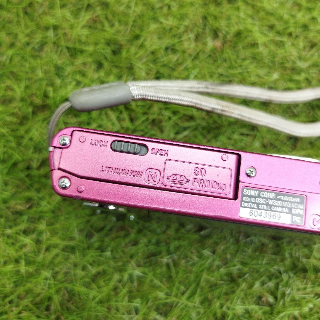 SONY Cyber-shot ピンク 14.1メガピクセル　DSC-W320