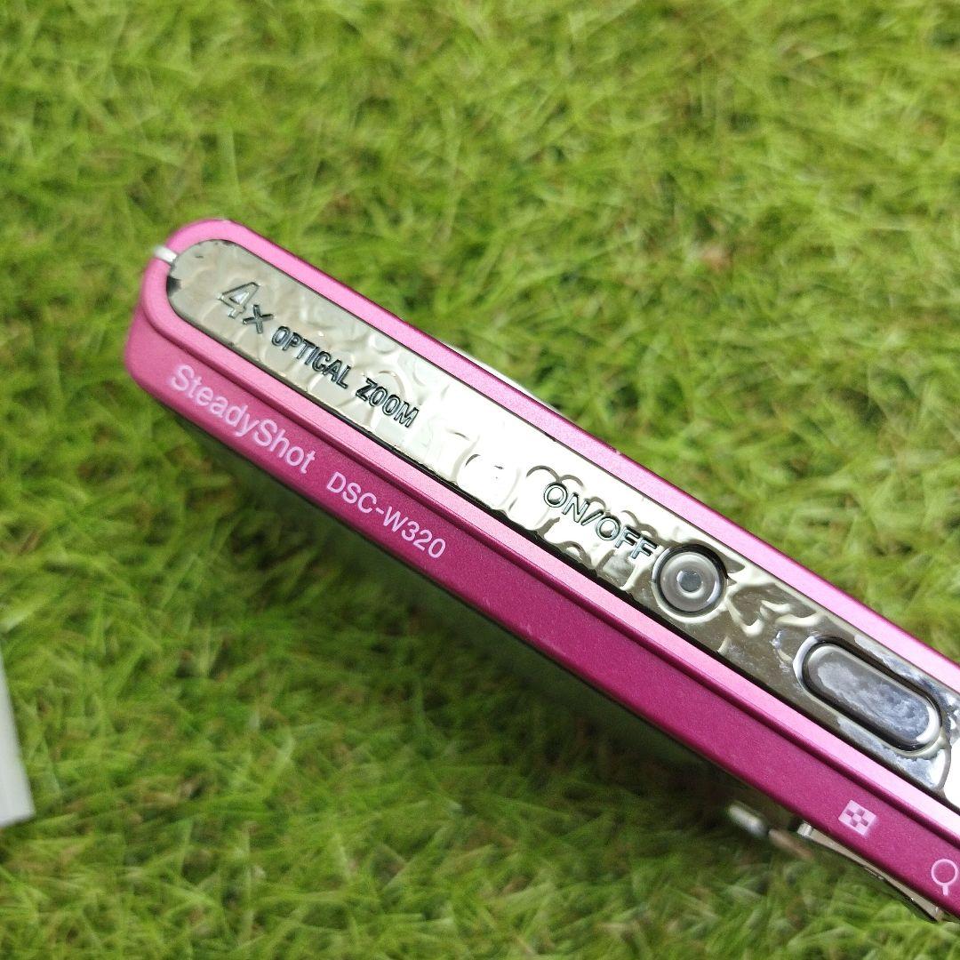 SONY Cyber-shot ピンク 14.1メガピクセル　DSC-W320
