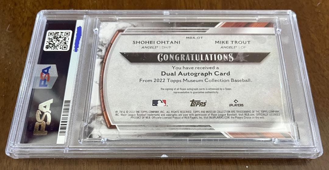 【copain】大谷翔平,トラウトDUAL AUTOGRAPHS CARD