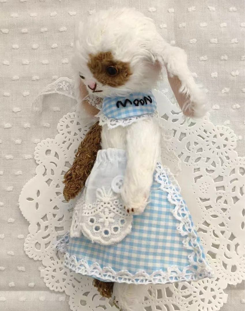 メイド長の羊さん アーティストベア 海外作家様 ハンドメイド ぬいぐるみ ラム