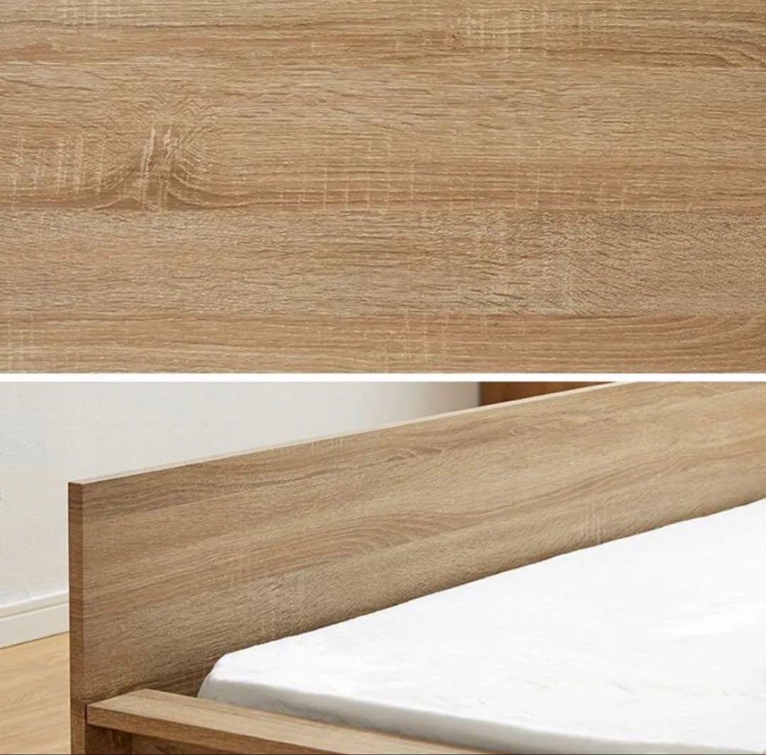 まるこ　お花のアイアンフロアライト LOWYA セミダブルベッドフレーム