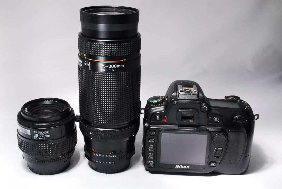 ♥標準＋超望遠Wレンズ♥Nikon D80♥CCDセンサー搭載♥遠近対応