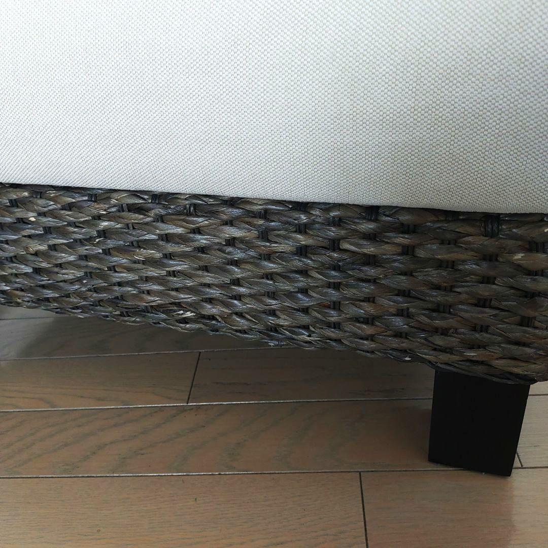 【カバー3枚つき】a.flat オットマン v02 (スツール) ヒヤシンスDG