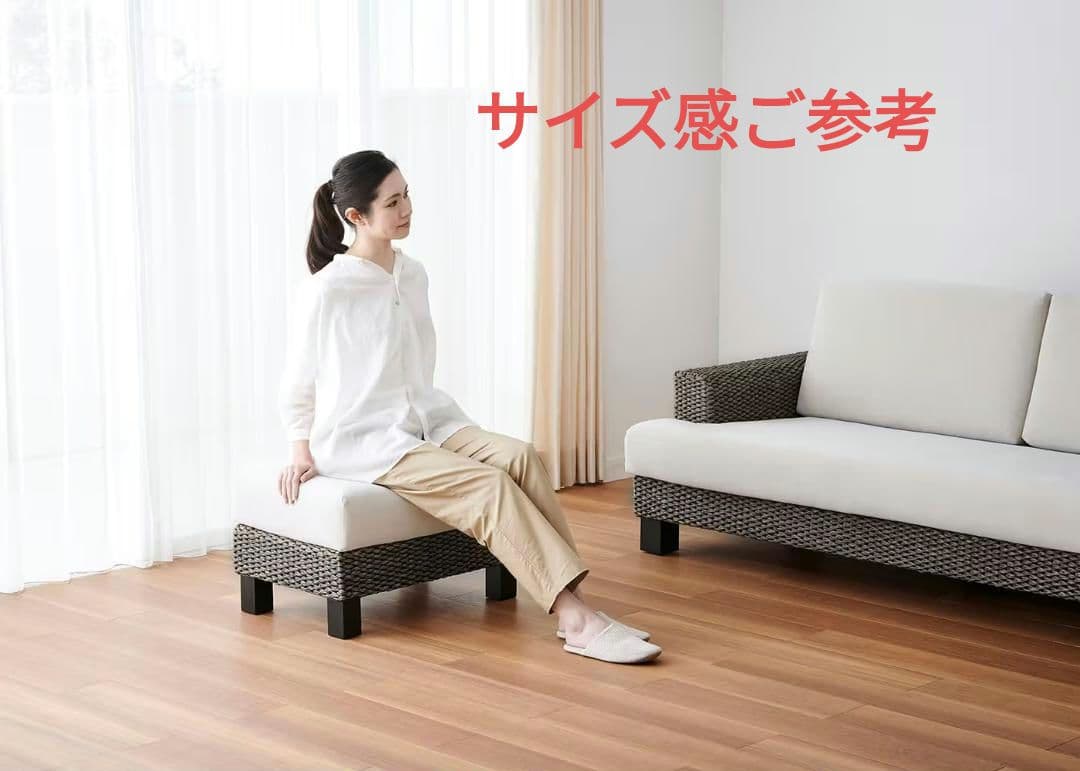 【カバー3枚つき】a.flat オットマン v02 (スツール) ヒヤシンスDG