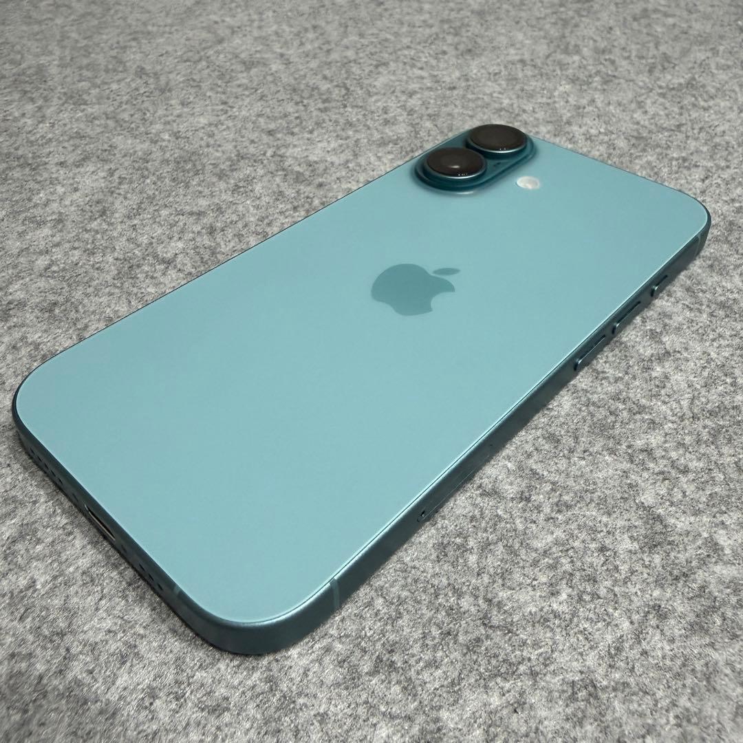 【美品】iPhone16 ティール 128GB 本体 + ケース
