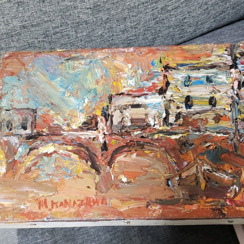 金沢実 油絵「未題」