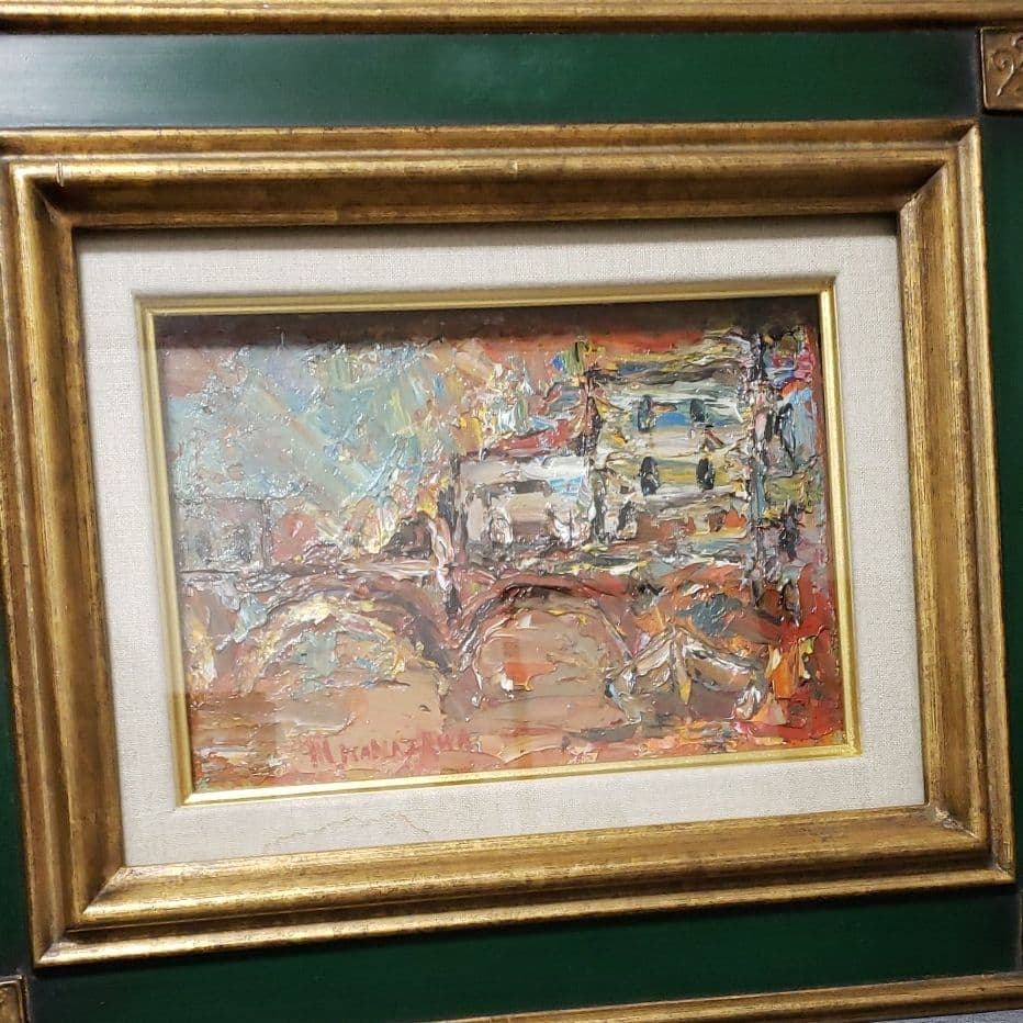 金沢実 油絵「未題」