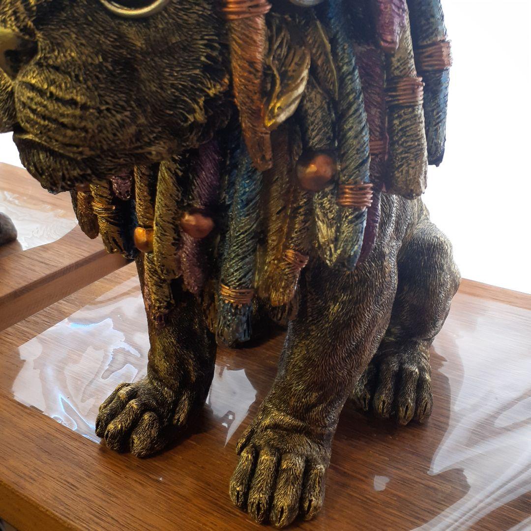 輸入雑貨　北欧　獅子　『ボブ・マーリンのライオン』　モダン　開運置物　縁起物