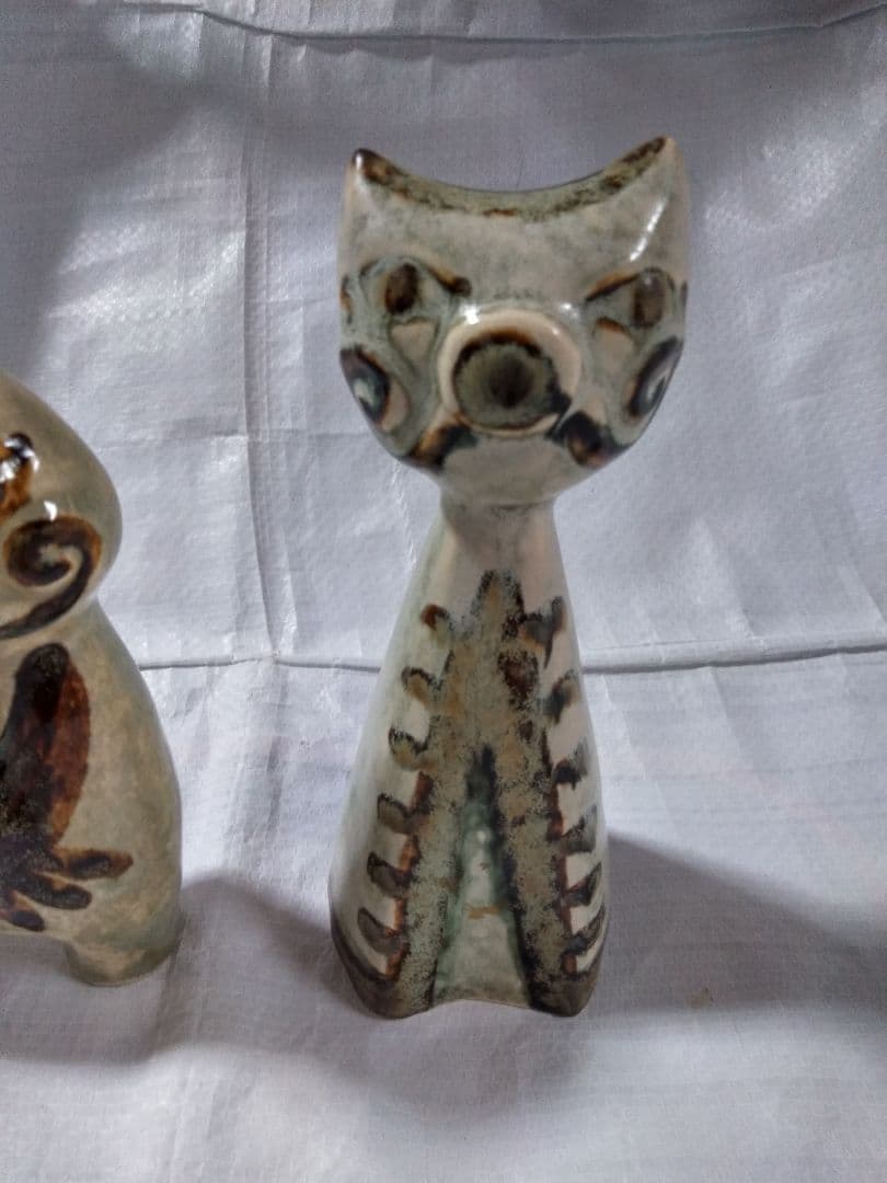 soholm スーホルム 猫 置物 3体セット まとめ売り