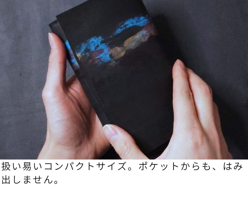 ハンドペイント・コンパクト長財布(Toco) 　HPLW-T