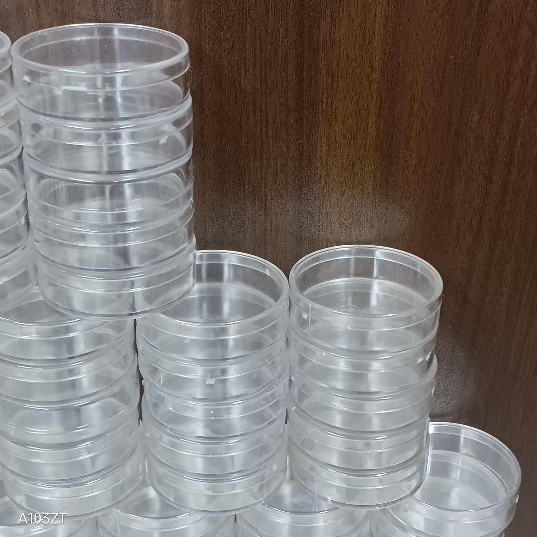 未使用品 七宝焼 釉薬入れ 100個 セット プラスチック 釉薬ケース パレット