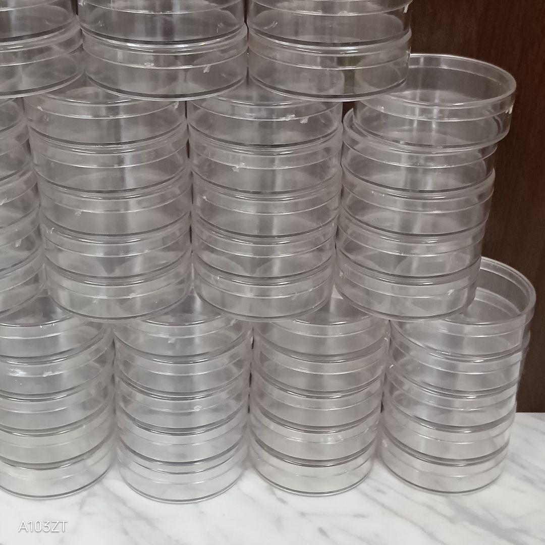 未使用品 七宝焼 釉薬入れ 100個 セット プラスチック 釉薬ケース パレット