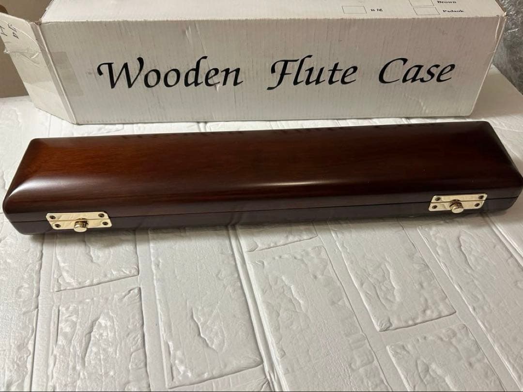 木製フルートケース　　H管用