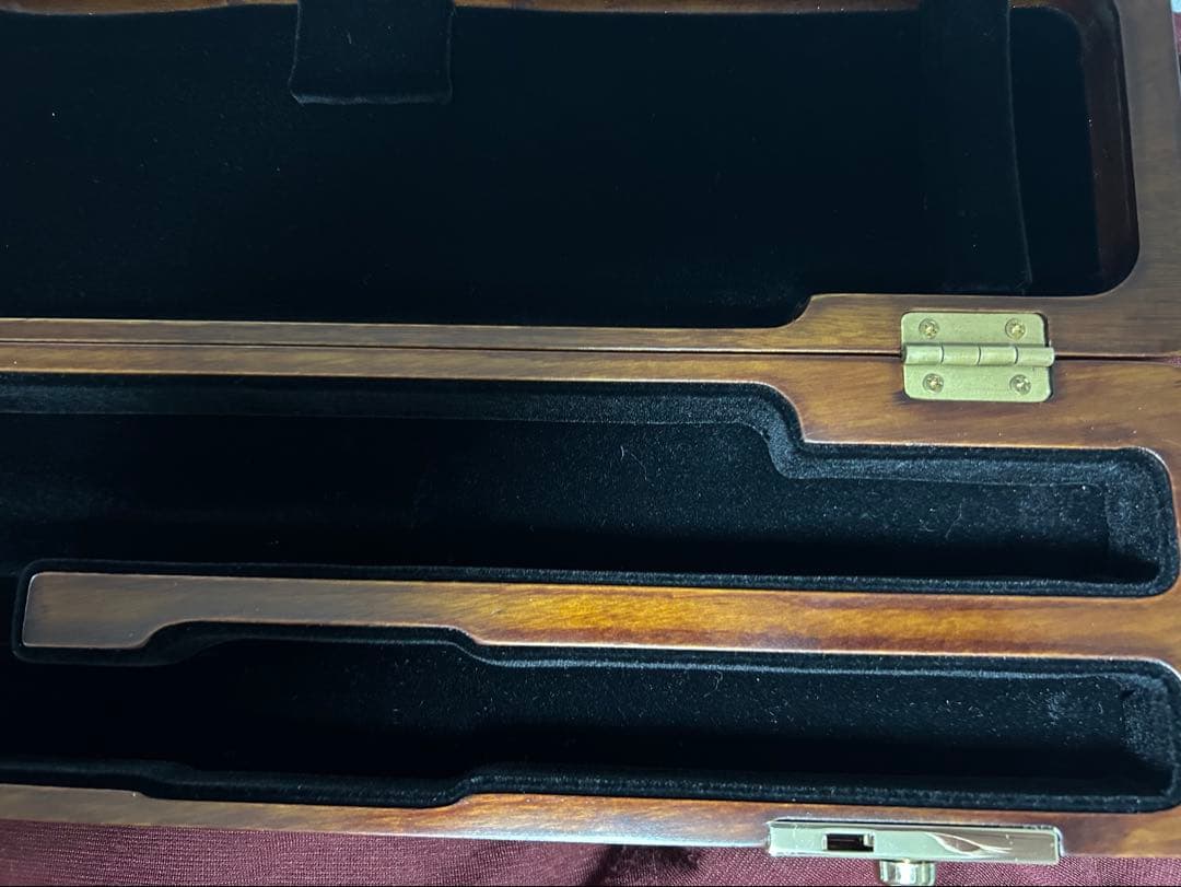 木製フルートケース　　H管用