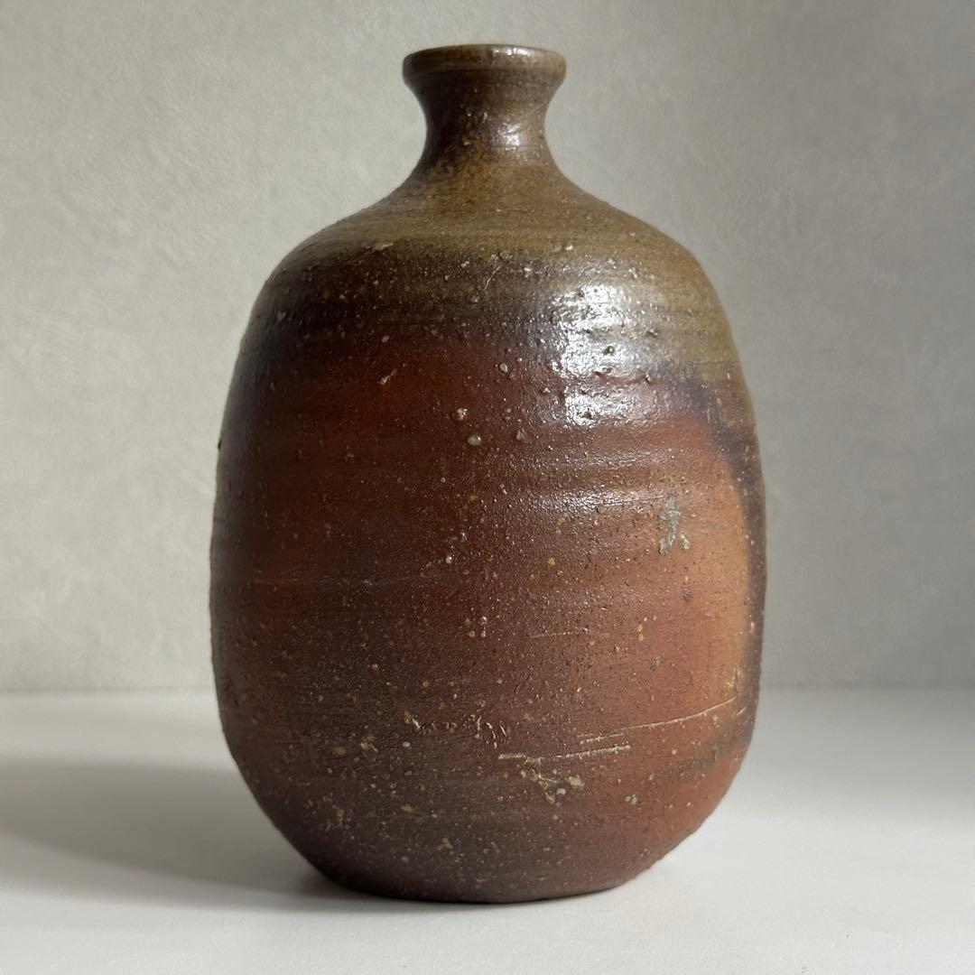 山本陶秀 人間国宝 備前 酒器 徳利 共箱