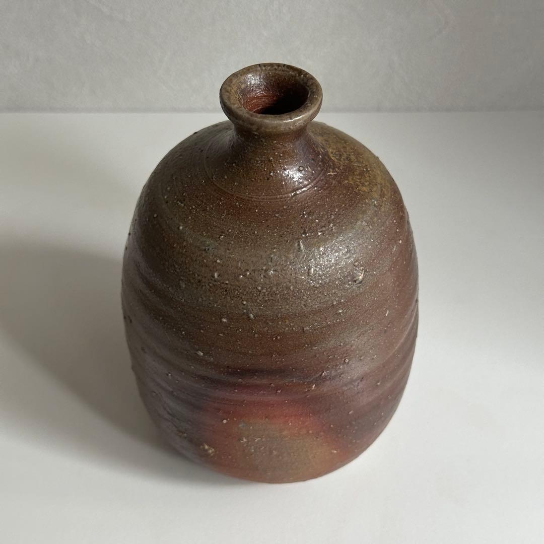 山本陶秀 人間国宝 備前 酒器 徳利 共箱