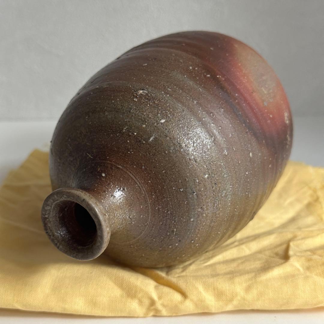 山本陶秀 人間国宝 備前 酒器 徳利 共箱