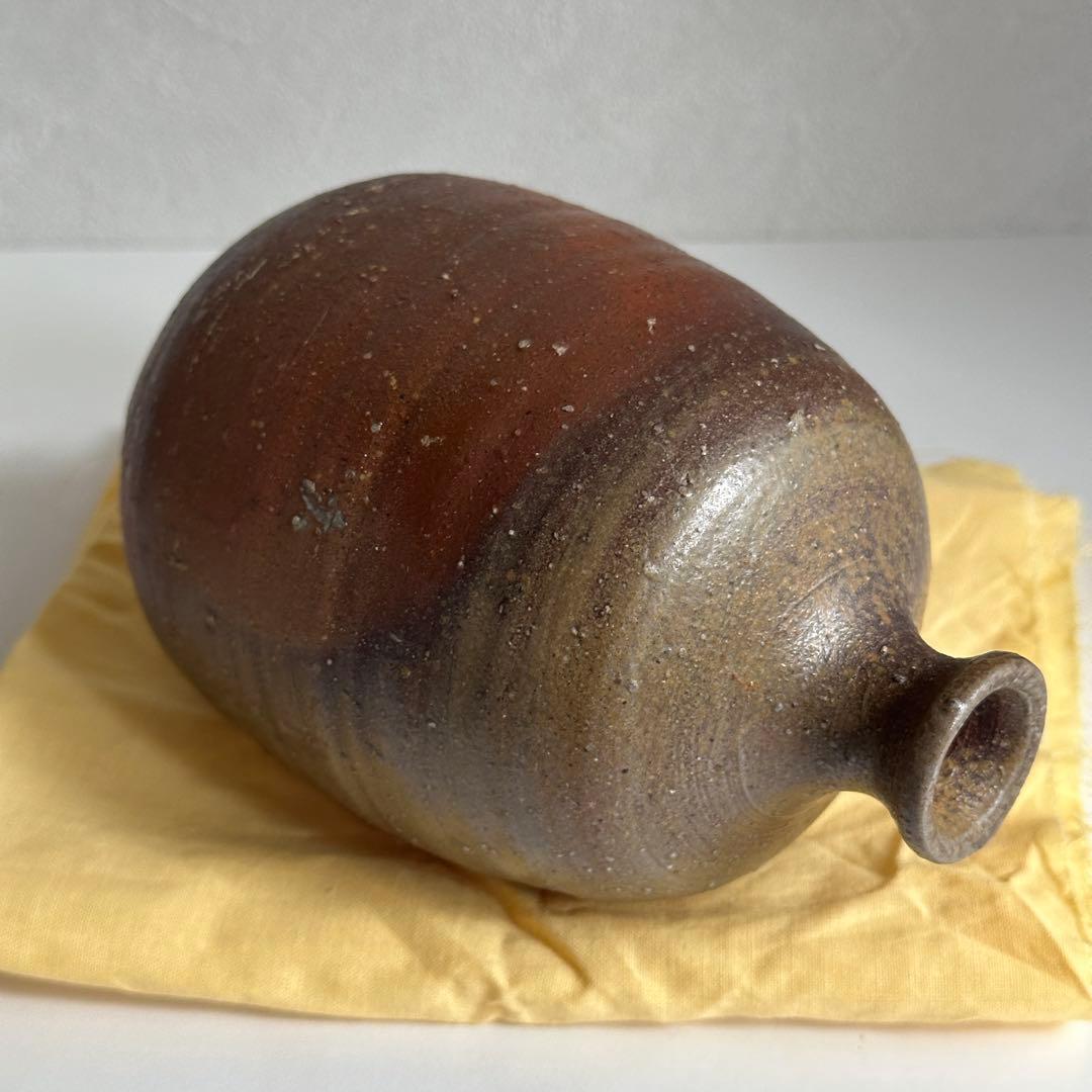 山本陶秀 人間国宝 備前 酒器 徳利 共箱