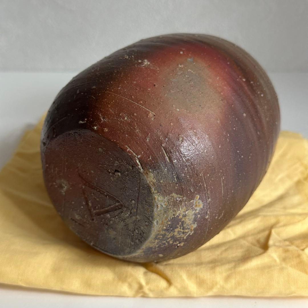 山本陶秀 人間国宝 備前 酒器 徳利 共箱