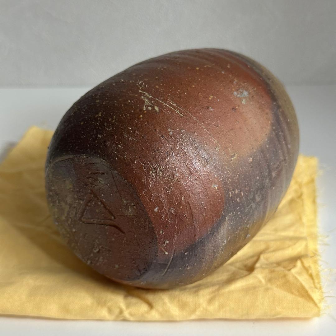 山本陶秀 人間国宝 備前 酒器 徳利 共箱