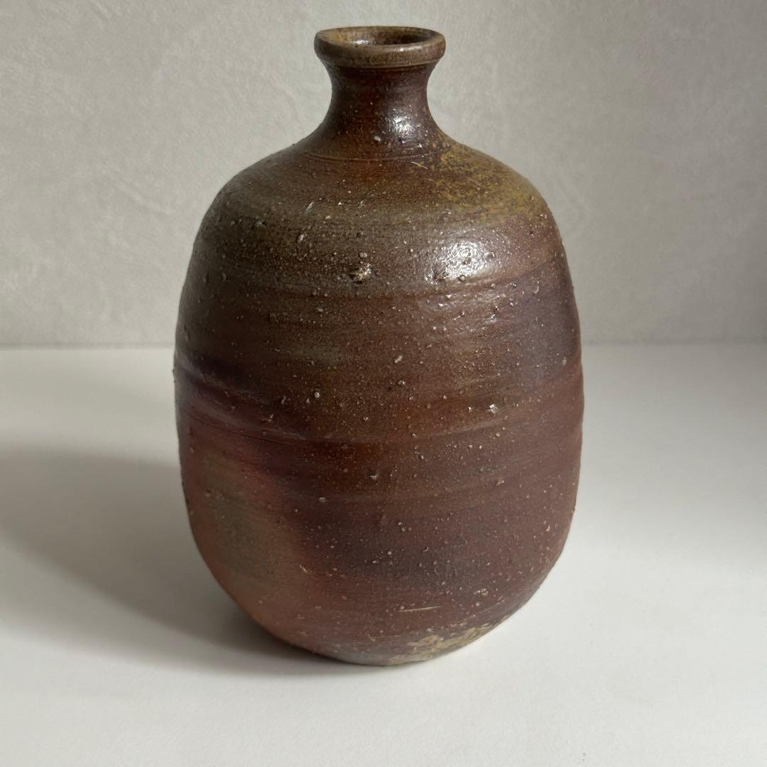 山本陶秀 人間国宝 備前 酒器 徳利 共箱