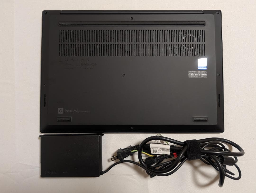 Windowsノート本体 ThinkPad P1 Gen2 i7/32GB/1TB/4K/15.6