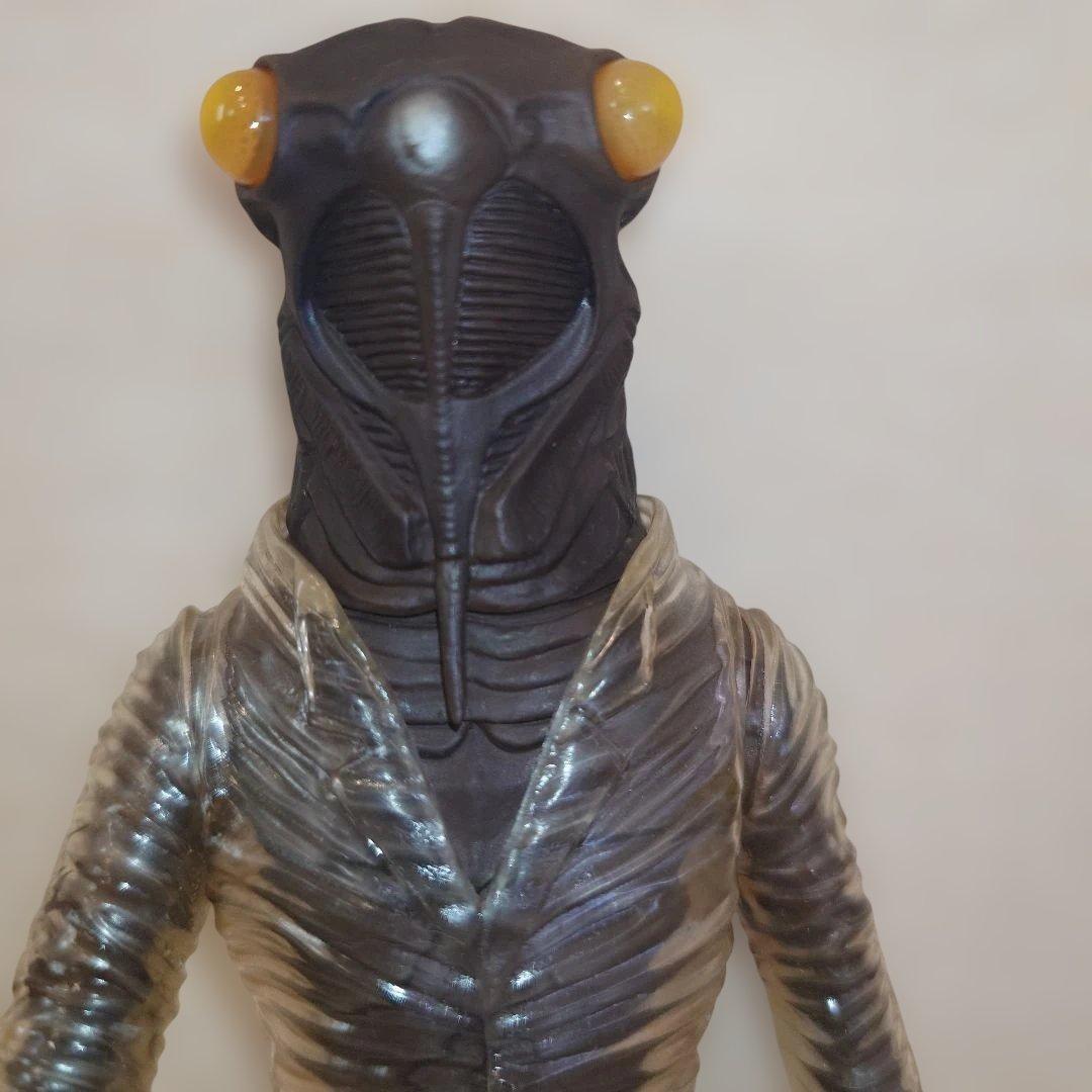 エクスプラス大怪獣シリーズ セミ人間 カラー版 美品 隕石付　 箱なし