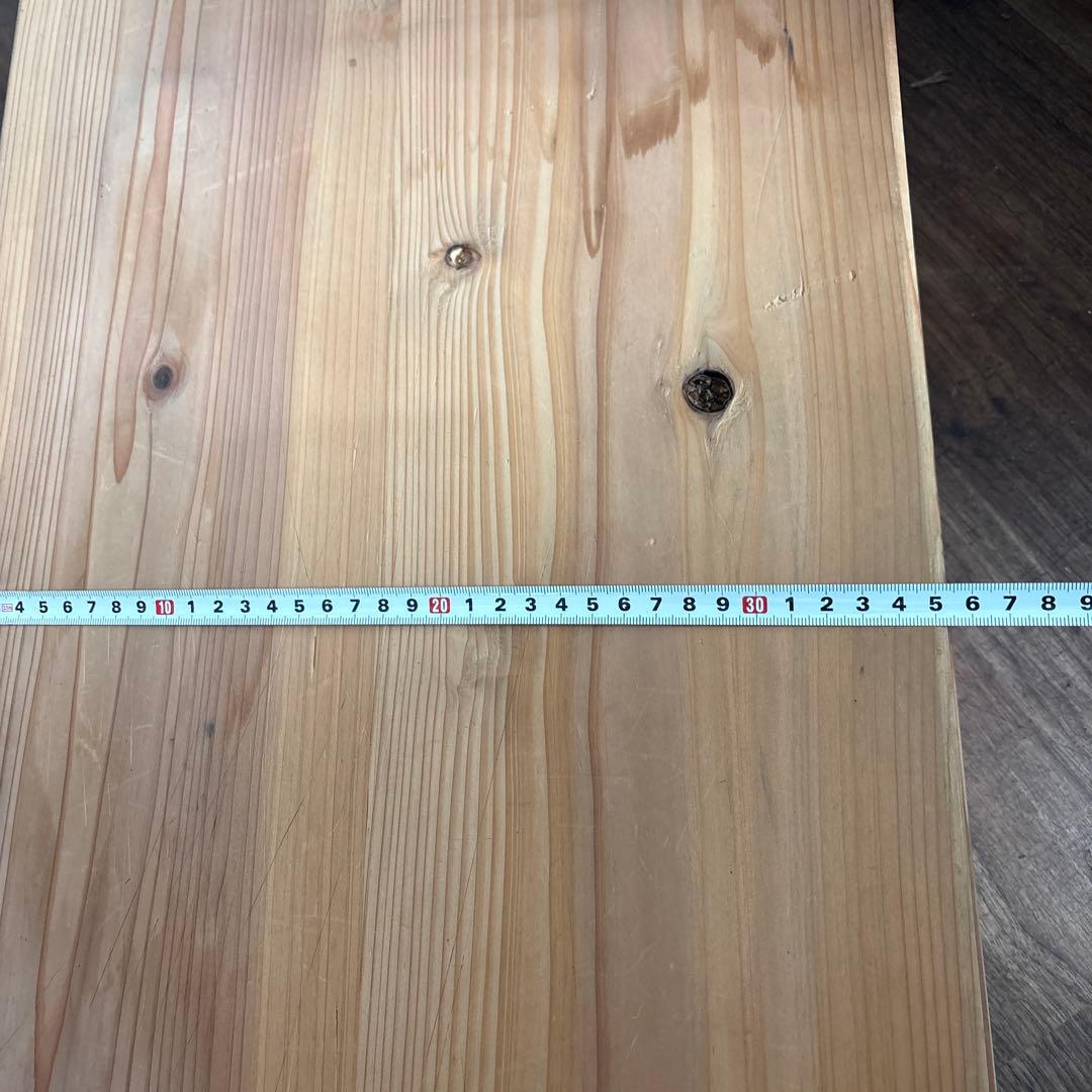 昭和レトロ箱　蓋付き　木箱　天然木木製無地 檜無垢材 アンティーク木箱4点セット